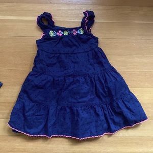 Penelope Mack 12m Swiss dot dress with embroidery detail, EUC